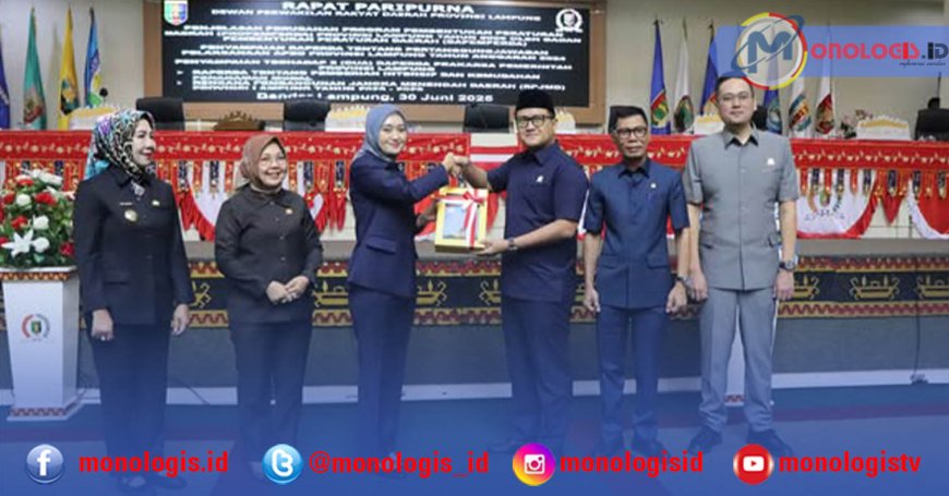 DPRD Lampung Gelar Paripurna Bahas Pertanggungjawaban APBD 2024 dan Dua Raperda
