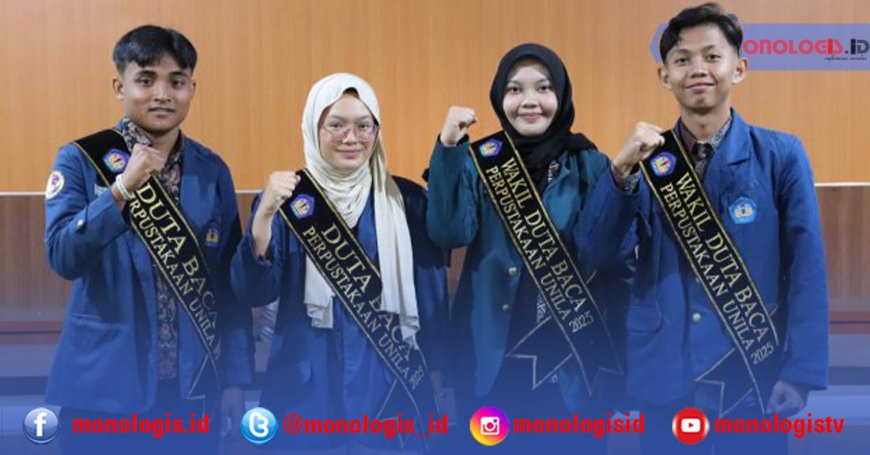 UPT Perpustakaan Unila Nobatkan Duta Baca 2025