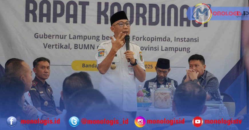 Gubernur Lampung Tegaskan Pentingnya Sinergi Lintas Sektor
