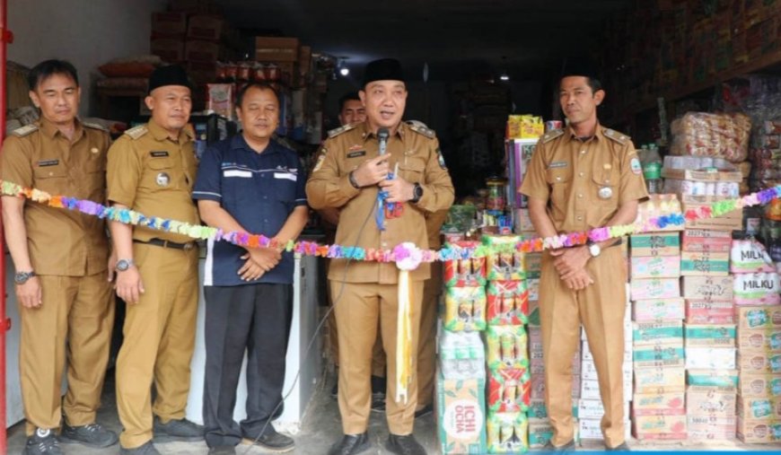 Wabup Lampung Selatan Resmikan Dibukanya Gerai Sembako KDMP Desa Wawasan