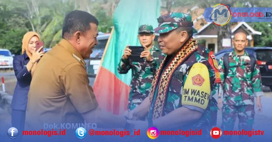 Wakil Bupati Tulangbawang Sambut Tim Wasev TMMD