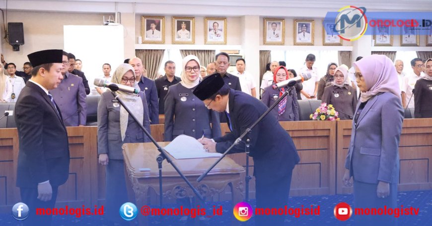 Gubernur Lantik Dua Pejabat Pemprov Lampung