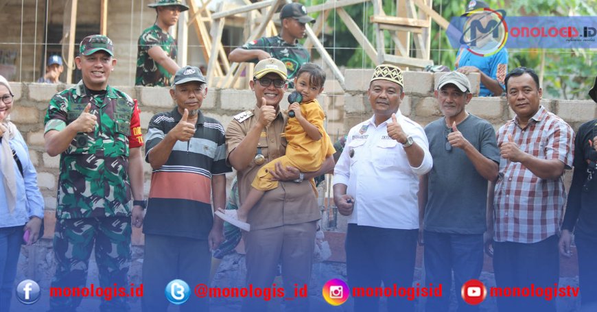 Ardito Tinjau Bedah Rumah di Lokasi TMMD