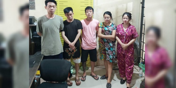 Lima orang diamankan dari kamar kost di Jalan Tuasan