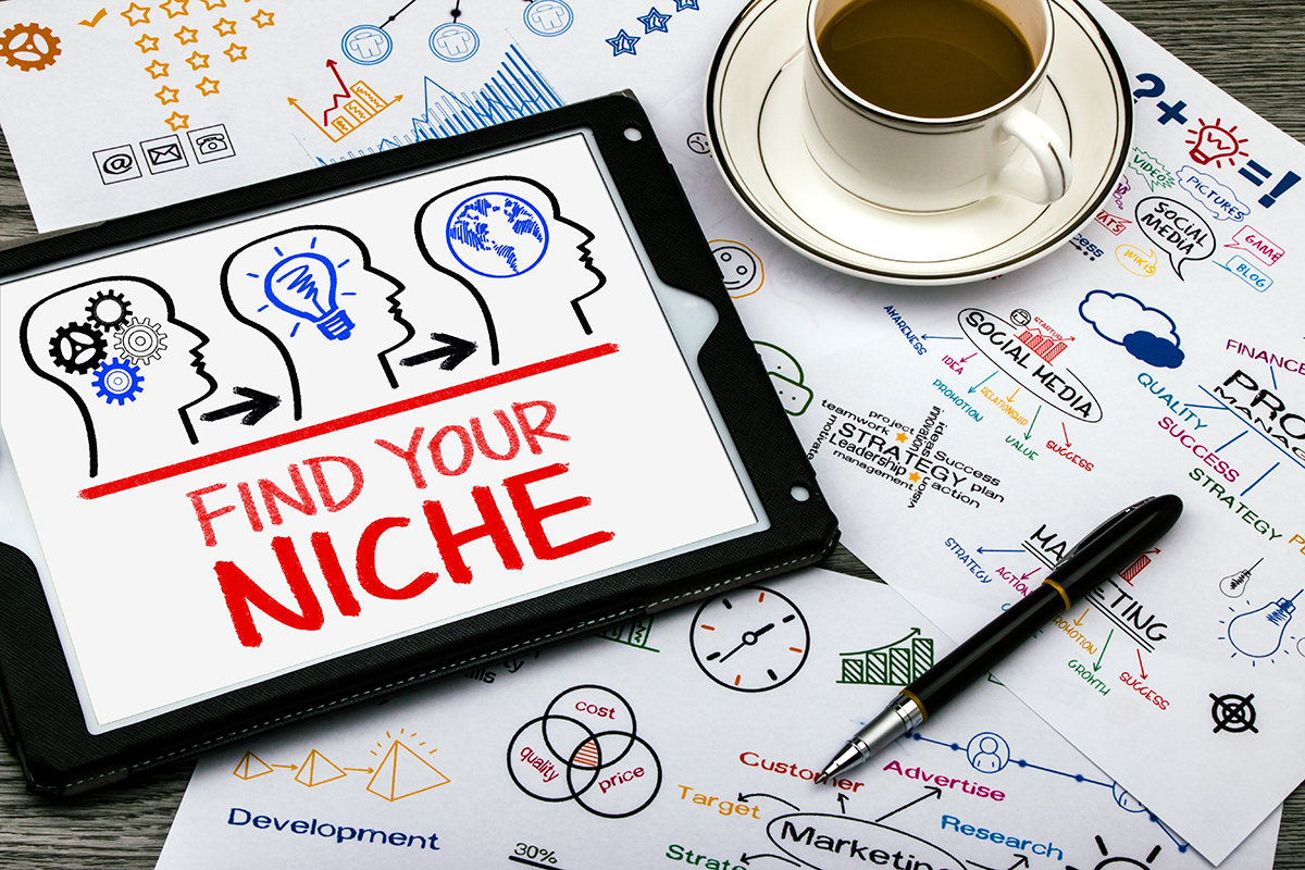 tentukan niche atau fokus bisnis