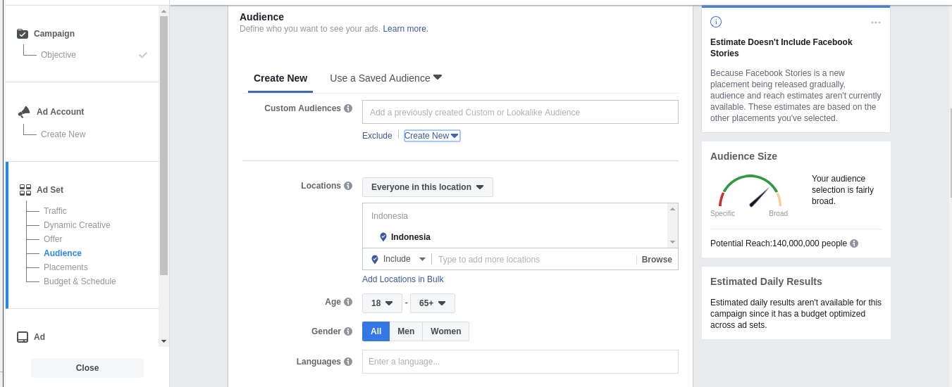 cara membuat iklan di facebook yang efektif