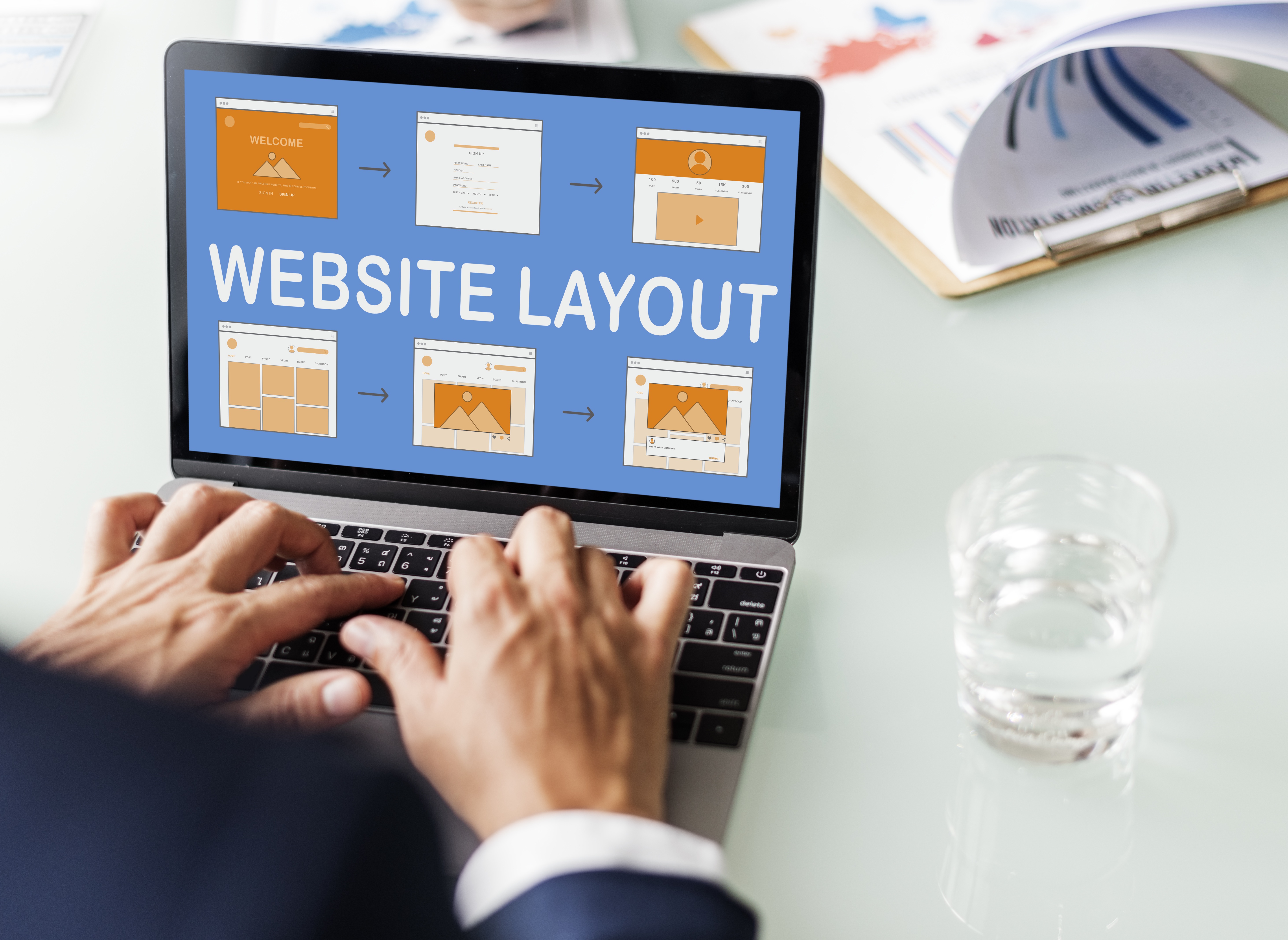 pilih template website yang baik
