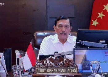 Ket Pers Menko Kemaritiman dan Investasi,Luhut Binsar Panjaitan (Tangkapan Layar Youtube/Sekretariat Presiden) Foto: Ket Pers Menko Kemaritiman dan Investasi,Luhut Binsar Panjaitan (Tangkapan Layar Youtube/Sekretariat Presiden)