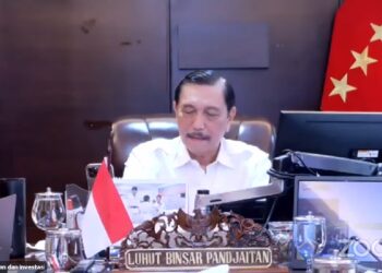 Foto: Konferensi Pers Menteri Koordinator Bidang Kemaritiman Luhut Binsar Panjaitan Media Update Kondisi PPKM Darurat (Tangkapan Layar Youtube/Kementerian Koordinator Bidang Kemaritiman)