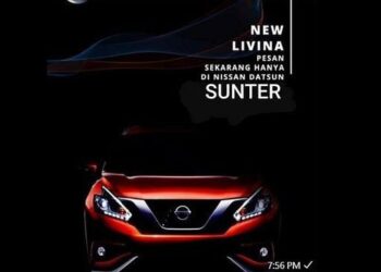 Gambar New Livina sudah bisa dipesan beredar luas di media sosial dan juga grup aplikasi percakapan elektronik. (ist)