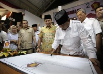Ilustrasi Probowo saat peresmian (Photo: google)