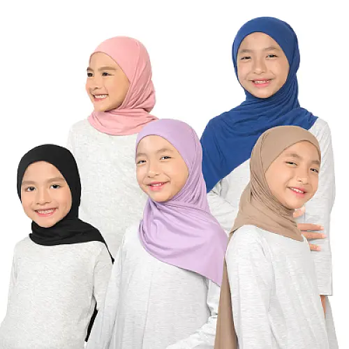 d'odette - Ae Cha Pasmina Instant - Hijab Anak