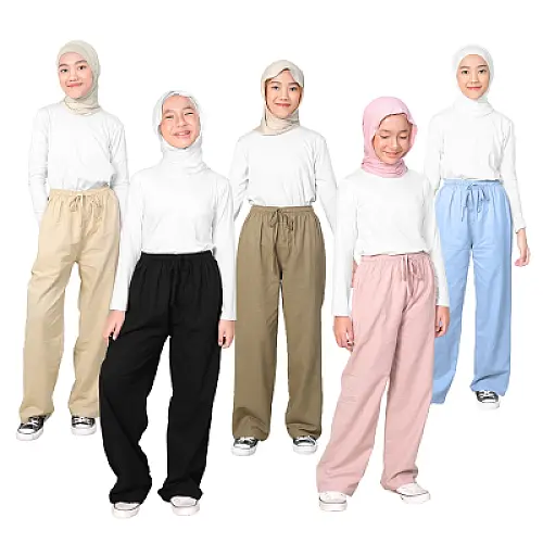 d'odette - Rae Pants - Celana Anak Panjang Casual Untuk Daily Linen