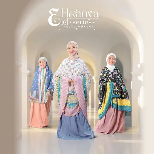 d'odette - ''Eid Series" Hiranya Travel Mukena - Mukena Anak