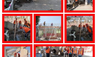 *Rehabilitasi SDN 2 Babadan Berjalan Lancar Dengan Penerapan Komposisi Tepat Guna dan Prosedur K3*