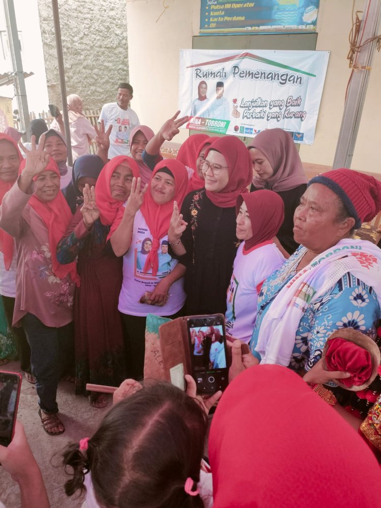 WARGA JATI GENTONG MINTA JALAN DESA DI COR, NINA LANGSUNG ACC