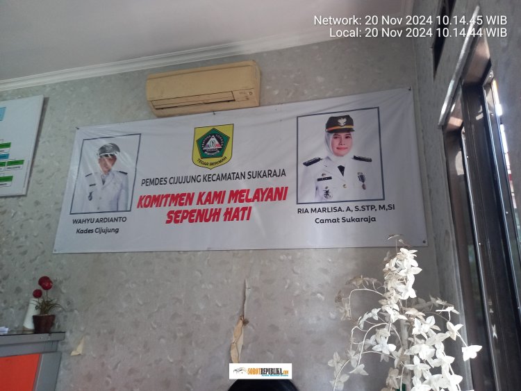 Diduga Setelah Tahu Akan dikonfirmasi Masalah Ketahanan Pangan, Kades Cijujung Membatalkan Janjinya Untuk Menemui Wartawan