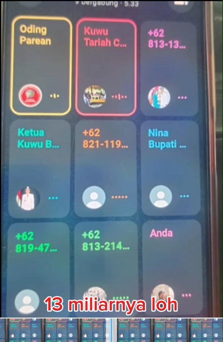 *Beredar Luas di Media Sosial Percakapan Grup WhatsApp (WA) diduga Cabup Indramayu Memaksa Kades Yang Masi Aktif  Agar Turun Kebawah Demi Mendapatkan Suarah Terbanyak*