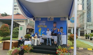 Natassa Pemilik Saking Ibuk Usaha UMKM Binaan BNN, Turut Berpatisipasi Dalam Rangka HUT 53 KORPRI BNN