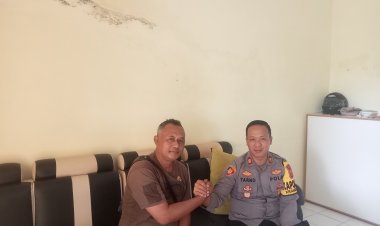 *Lima Menit Awak Media Sorotrepublika.com Bersama Kapolsek Krangkeng*