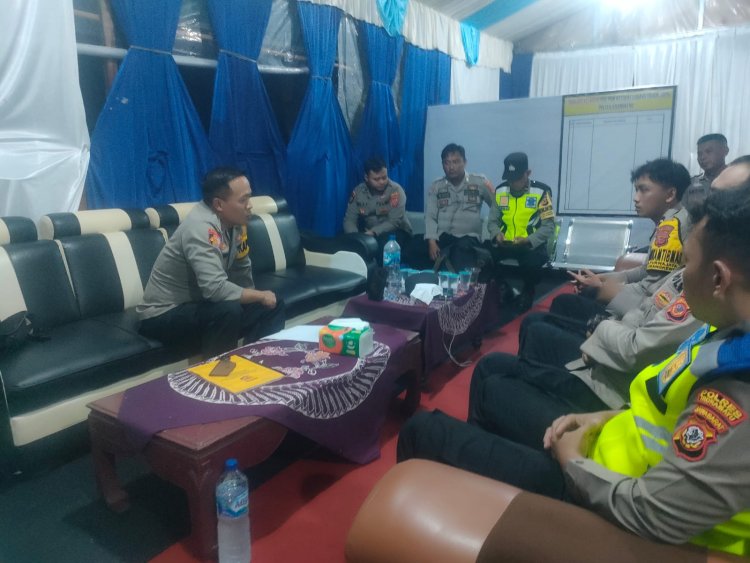 *Kapolsek Krangkeng Instruksikan Jajarannya Untuk Tingkatkan Kewaspadaan Menjelang Idul Fitri*