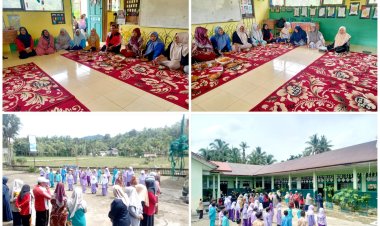 *Halal Bi Halal Idul Fitri 1446 H/ 2025 M, Guru dan Siswa/i UPTD SD Negeri 10 Pangkalan*