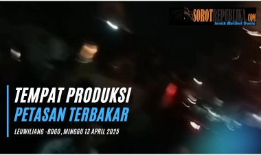 *Konon Toko mainan di wilayah Kecamatan Lewiliang, Kabupaten Bogor terbakar pada Minggu Malam (13/4/2024)*