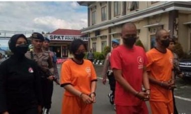 Polres Klaten Bekuk Tiga Pengedar Sabu 56,89 Gram Bukti Disita