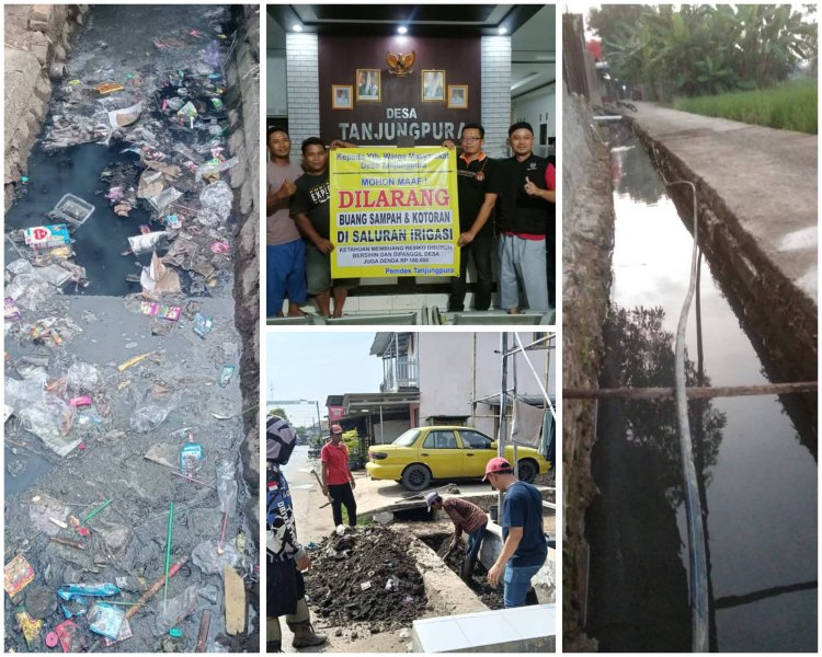 Mohon Di Bantu Program Desa Menuju Tanjungpura Bersih, Nyaman Dan Maju. Kedepan Sulap Selokan Jadi Lahan Budidaya Ikan