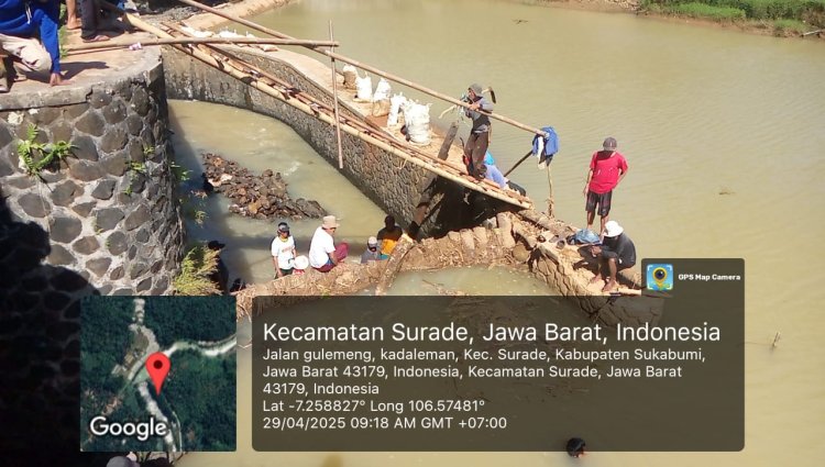 *Warga Kp Pasir Malang, Desa Kadalaman, Kecamatan Surade Sukabumi Meminta Kinerja Kades Kedalaman Benahi Irigasi*