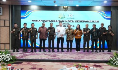 Kejagung dan Dewan Pers Teken MoU, Dukung Penegakan Hukum-Kemerdekaan Pers