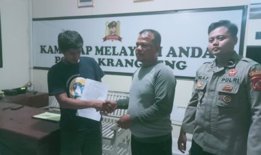 Polsek Krangkeng Lakukan Restoratif Justice  Kepada Kedua Belah Pihak Terkait Kecelakaan Lalu Lintas