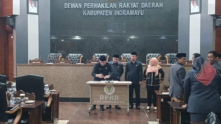 Paripurna DPRD Indramayu Bahas Pertanggungjawaban APBD 2024 Hingga Laporan Hasil Kerja Dua Pansus