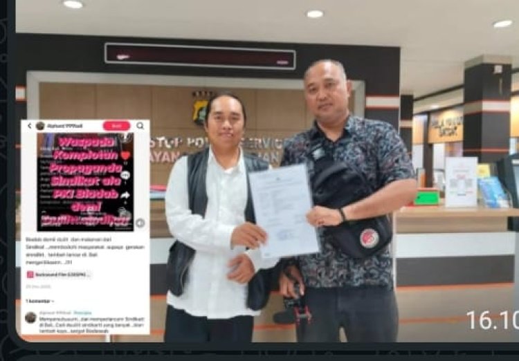 Hak Jawab : Aptu INS Tegaskan Tak Pernah Sebut Media Sebagai PKI, Justru Laporkan Oknum ke Siber Polda Bali