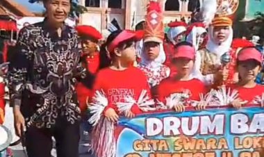 Ada Drumband Bocil Dalam Serba-serbi Kemeriahan HUT-80 Republik Indonesia