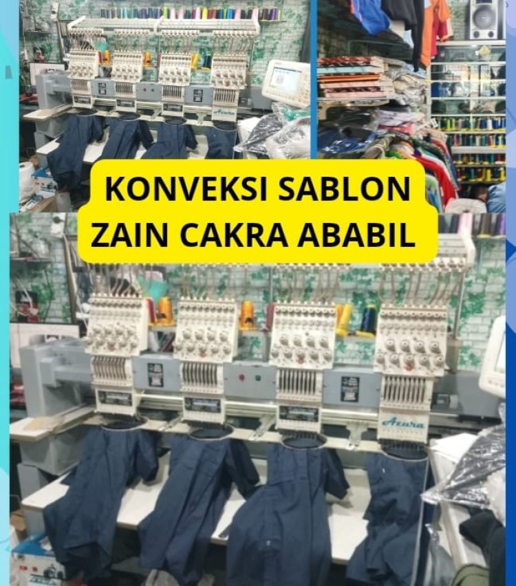 Menerima Jasa Konveksi Sablon Zain Cakra Ababil Sukmajaya Depok