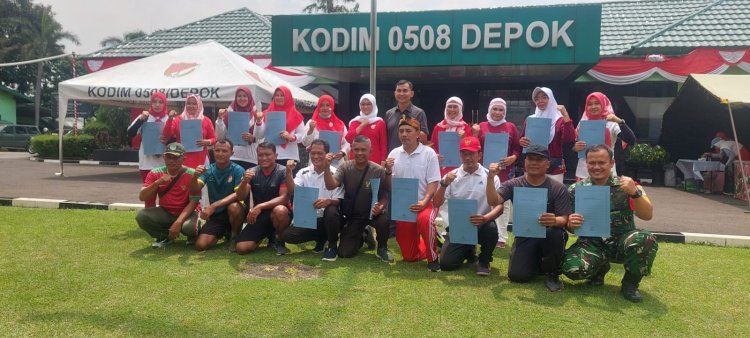 Tumbangkan Sejawat di Final, Koramil Sukmajaya Keluar Sebagai Juara