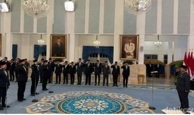 Kini, Prabowo Reshuffle 5 Menteri Kabinet Merah Putih, Lantik 1 Menteri Baru