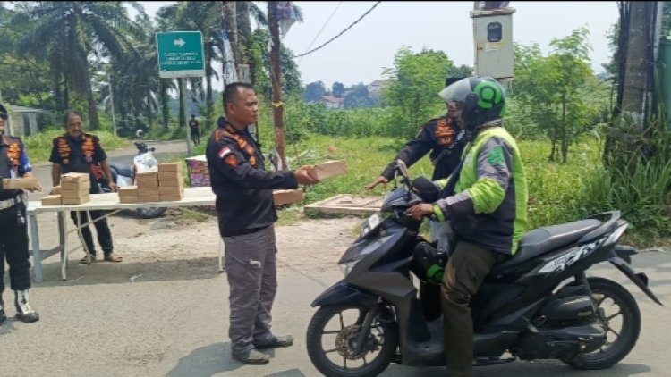 BPPKB Banten DPC Kota Bogor Gelar Jumat Berkah, Bagikan Makan Siang Gratis
