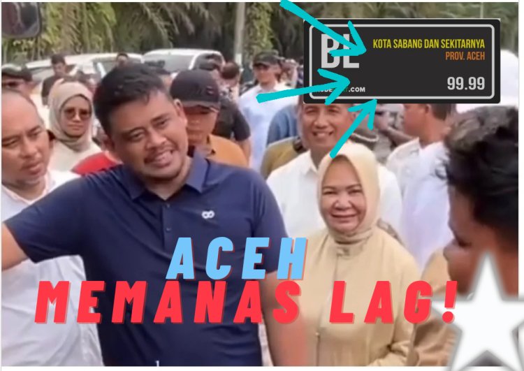 Aceh Memanas Lagi, Bobby Menantu Jokowi Larang Mobil Berplat Aceh Melintas di Wilayah?