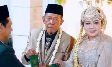 Video Pernikahan Beda Usia di Pacitan Dengan Mahar Cek Rp 3 Miliar Menjadi Perbincangkan Publik