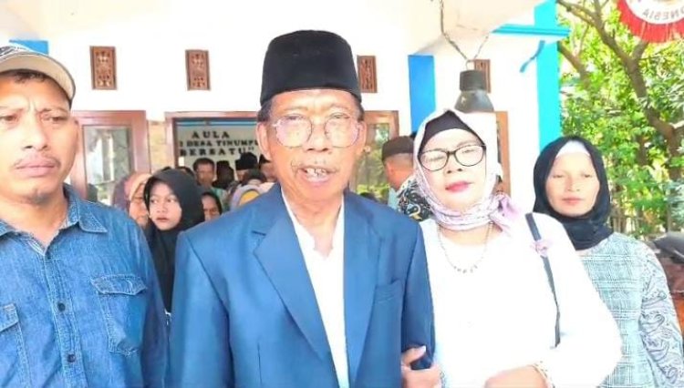 Ingin Membangun Desa Tinumpuk, H. Wiyadi Di Kawal Ratusan Simpatisan
