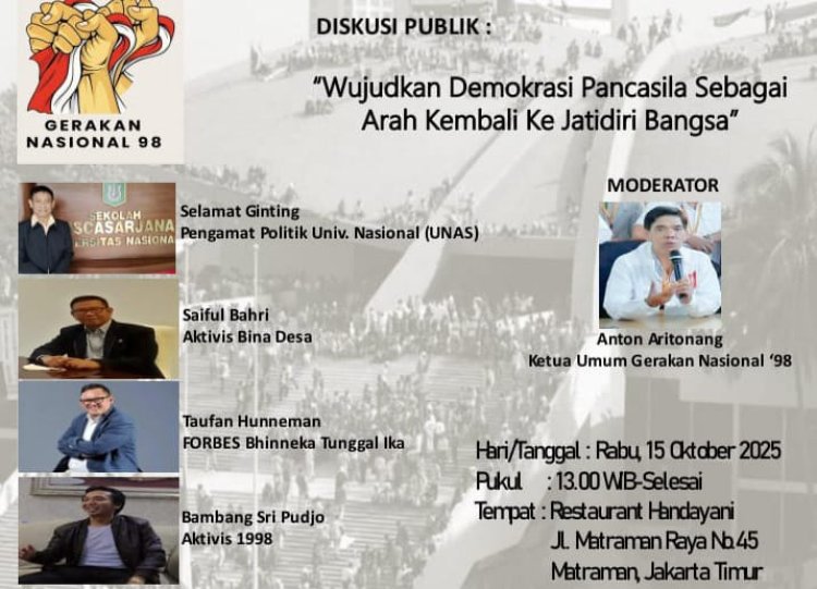 Wujudkan Demokrasi Pancasila Sebagai Arah Kembali ke Jatidiri Bangsa