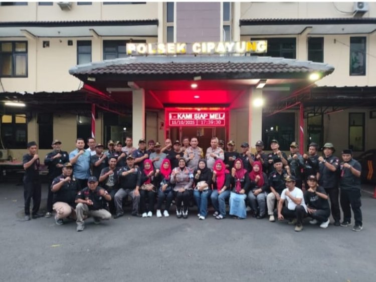 Kepolisian Luncurkan Program Ibu Memanggil, Kapolsek Cipayung Undang Laskar Sangidu Putih Untuk Bersinergi