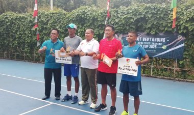 Kodim 0508/Depok gelar Turnamen Tenis Lapangan abadijaya Sukmajaya Depok Telah Selesai