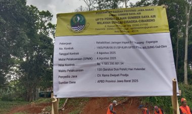 Ade: Pembangunan Irigasi Mangkrak Diduga Karena Tak Transparan Soal Dana dan Mutu Tidak Sesuai Harapan Warga