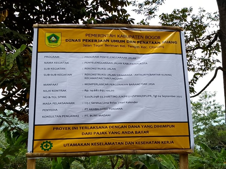 Ramainya Pemberitaan Negatif Soal Proyek Peningkatan Jalan Kabupaten di 4 Desa Diwilayah Kecamatan Tanjungsari  Terus Jadi Sorotan