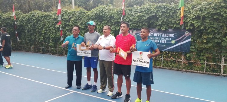 Kodim 0508/Depok gelar Turnamen Tenis Lapangan abadijaya Sukmajaya Depok Telah Selesai