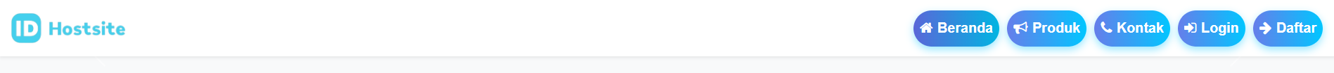 Form Pendaftaran IDHostsite