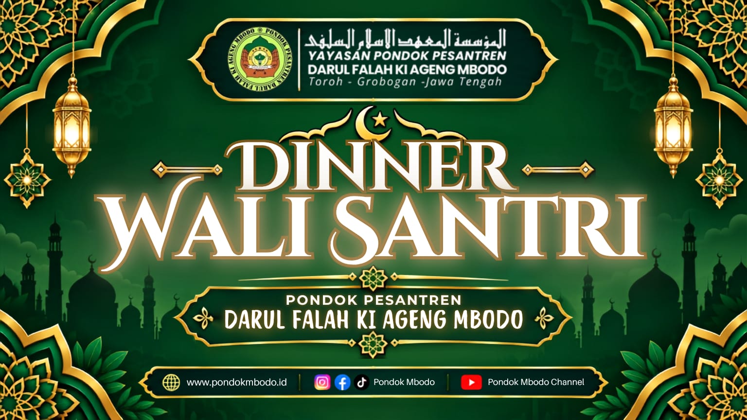 DINNER PENGASUH,WALI SANTRI,MENYATUKAN HATI,MENYAMANKAN PERSEPSI